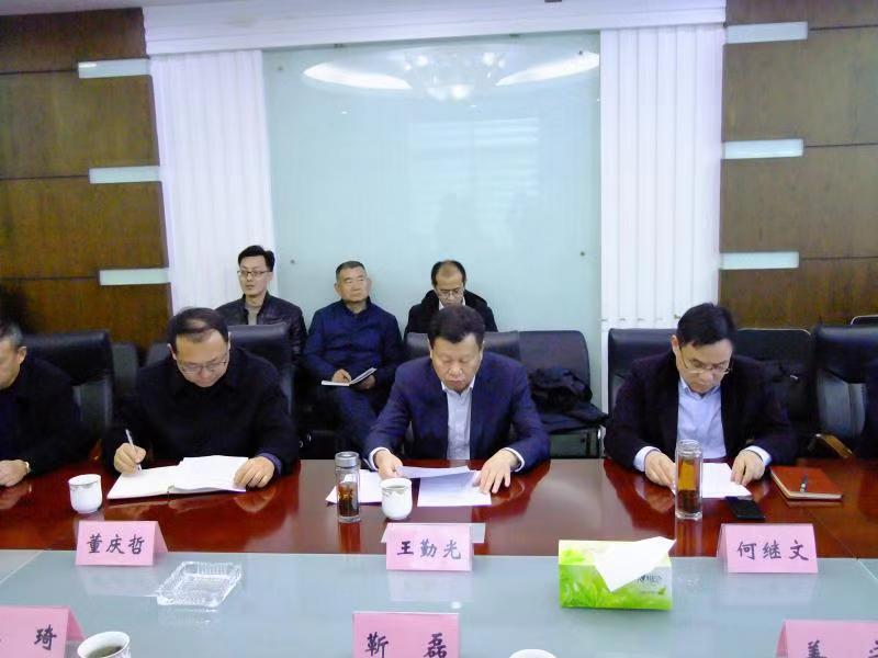 济南市民营经济发展局局长靳磊到华体平台_华体（中国）集团调研