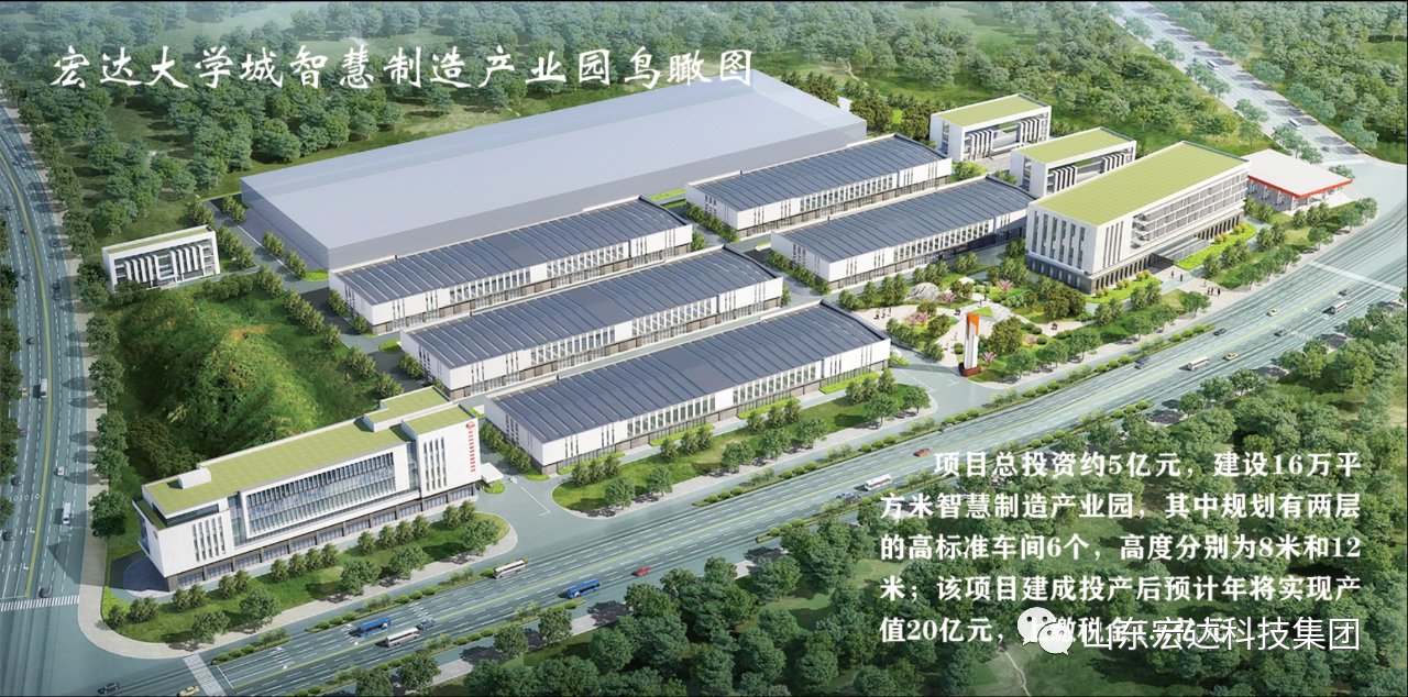 华体平台_华体（中国）大学城智慧制造产业园鸟瞰图